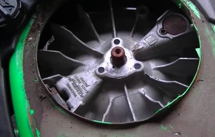 Broken Flywheel Key of a bad boy mower