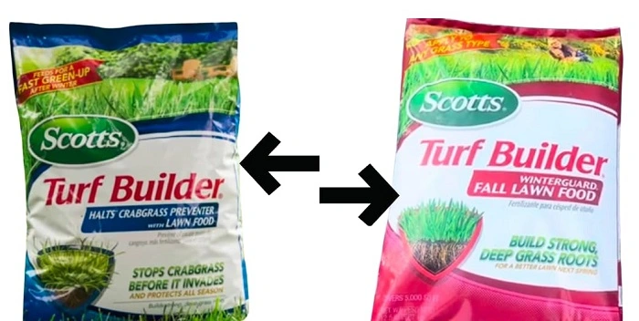 Difference between Scotts Spring and Fall Fertilizers