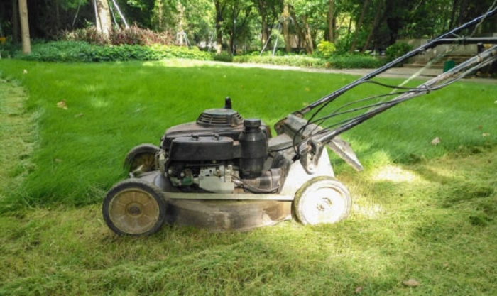image of mulching mower unable to cut long grass