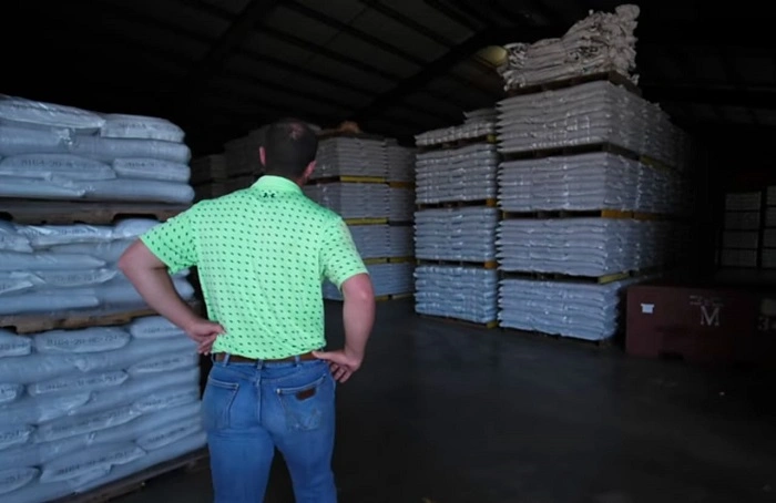 image of storing grass seeds in a cool place